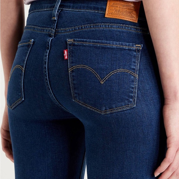 Levi’s 711 Skinny Jeans dark wash - Picture 3 of 5